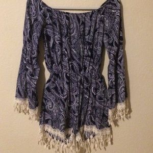 Off the Shoulder Romper